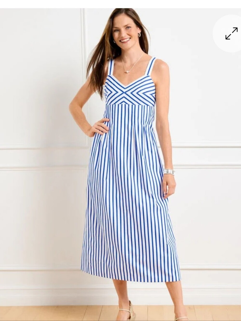 Talbots Striped Sundress